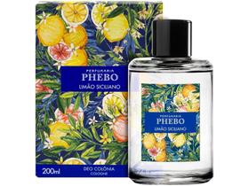 Perfume Phebo Limão Siciliano Unissex - Eau de Cologne 200ml