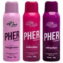 Perfume Pher Aerossol Feromônio 115Ml - Soft Love Perfume Pher Aerossol Feromônio 115Ml - Soft Love