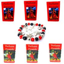 Perfume Pomba Gira Maria Padilha Pulseira de Proteção Atração Amor Sedução Kit Perfume Pomba Gira Maria Padilha Pulseira de Proteção Atração Amor Sedução Kit