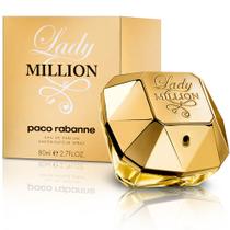 Perfume rabanne lady million feminino eau de parfum