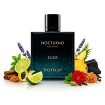Perfume Rayhaan Nocturno Elixir 100ml Unissex Eau de Parfum Intenso e Duradouro Perfume Rayhaan Nocturno Elixir 100ml Unissex Eau de Parfum Intenso e Duradouro