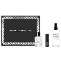 Perfume Rebecca Minkoff Amber Floral Scents 250ml, conjunto de presente de 3 peças