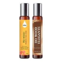 Perfume Roll On Ho Wood Elegante Masc. 10Ml + Óleo Essencial Perfume Roll On Ho Wood Elegante Masc. 10Ml + Óleo Essencial