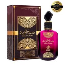 Perfume Sabah Al Ward 100ml Feminino Eau de Parfum Floral Doce Importado Árabe