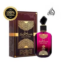 Perfume Sabah Al Ward Lattafa 100ml Eau de Parfum Feminino Rosa Oriental, Doçura e Luxo Diário