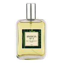 Perfume Sinergia 4 - Capim-limão, Manjericão, Olíbano 100ml Perfume Sinergia 4 - Capim-limão, Manjericão, Olíbano 100ml