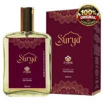 Perfume Surya Feminino 100ml Zyone Árabe Alta Fixação Essência Importada Parfum Ref. Sabah