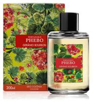 Perfume Unissex Deo Colônia Gerânio Bourbon 200ml Phebo