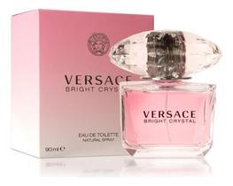 Perfume Versace Bright Crystal Eau De Toilette Edt 90 ML Feminino Original Lacrado