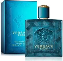 Perfume Versace Eros 100 Ml Edt Eau de Toilette Masculino Original Importado Lacrado