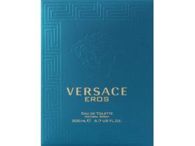 Perfume Versace Eros Eau de Toilette 200ml para homens