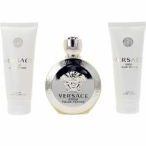 Perfume Versace Eros para mulheres EDP 100mL com loção corporal e gel Perfume Versace Eros para mulheres EDP 100mL com loção corporal e gel