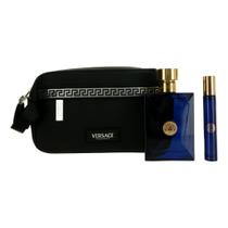 Perfume Versace Pour Homme Dylan Blue 100ml EDT de presente de 3 peças