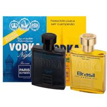 Perfume Vodka Brasil Amarelo + Vodka Night - Paris Elysees