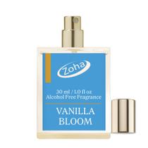 Perfume Zoha Vanilla Bloom sem álcool 30 ml para mulheres e homens