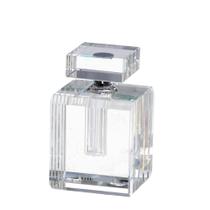 Perfumeiro Decorativo Em Cristal Transparente 7x7x11,5cm Perfumeiro Decorativo Em Cristal Transparente 7x7x11,5cm