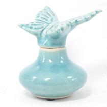 Perfumeiro Mirim Em Cerâmica Azul Turquesa - IP0439