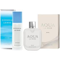 Perfumes Aqua Man Masculino e Donna Feminino La Rive 90ml