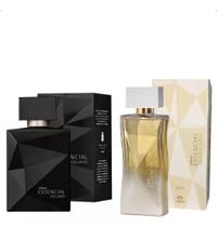 Perfumes Deo Parfum Exclusivo Floral Feminino+Essencial Exclusivo Masculino 100ml Cada - N a t u r a