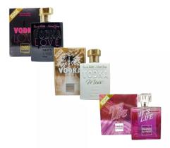 Perfumes Fem Miss Vodka + Its Life + Vodka Love 100 Ml