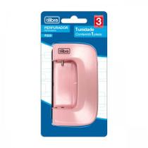 Perfurador 2 Furos Para 10 Folhas P200 Rosa - Tilibra Perfurador 2 Furos Para 10 Folhas P200 Rosa - Tilibra