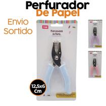 Perfurador Alicate Papel EVA Fichário 1 Furo Sortido 6mm