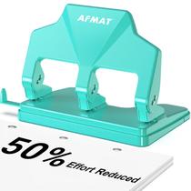 Perfurador de 3 furos AFMAT HP14, metal resistente para 40 folhas