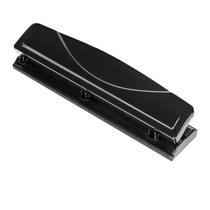 Perfurador de 3 furos Amazon Basics, capacidade para 10 folhas, preto Perfurador de 3 furos Amazon Basics, capacidade para 10 folhas, preto