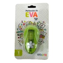 Perfurador de EVA 16mm Folha Verde Leoarte - Leonora