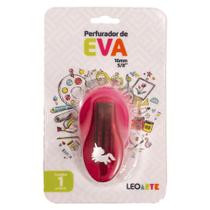Perfurador de EVA 16mm Unicórnio Rosa - Leo&Leo