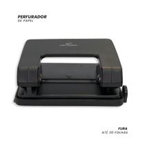 Perfurador de Papel de 2 Furos para 20 Folhas Perfurador de Papel de 2 Furos para 20 Folhas