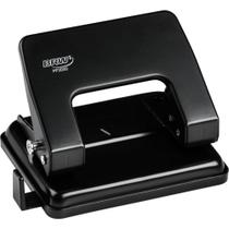Perfurador de Papel de Metal 2 Furos para 20 Folhas Preto