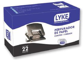 Perfurador de papel Metal 2 Furos - 22 Folhas