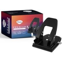 Perfurador De Papel Metal Grande Preto P/30Fls Perfurador De Papel Metal Grande Preto P/30Fls