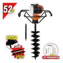 Perfurador De Solo 52cc Com Broca 80x20cm + Extensor 30cm Perfurador De Solo 52cc Com Broca 80x20cm + Extensor 30cm