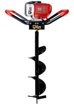 Perfurador De Solo A Gasolina 2 Tempos Com Broca De 200mm