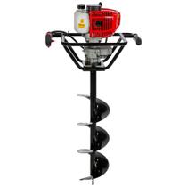Perfurador de solo a gasolina 51,7 cc com broca 76 x 20 cm - TEA52X200-GII