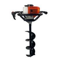 Perfurador de Solo a Gasolina com broca 80x20cm 52cc 2,5HP Carbon Fak