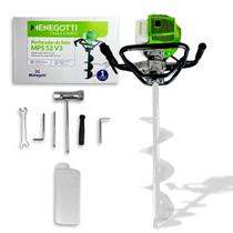 Perfurador De Solo Menegotti MPS 52 V3 52CC 1.4kW A Gasolina Com Broca Perfurador De Solo Menegotti MPS 52 V3 52CC 1.4kW A Gasolina Com Broca