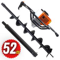 Perfurador de Solo Para Plantio na Agricultura VPS520 Vulcan Com Broca 80x10cm + Extensor de 50cm