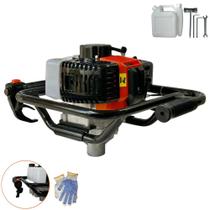 Perfurador de Solo Polaca Cavadeira Sem Broca Vant VPS-52 À Gasolina 52cc 2HP Alta Rotação e Performance Para Construção Civil
