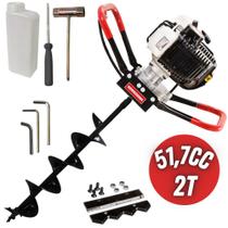 Perfurador de Solo Profissional Kawashima ED52EBS 52cc 2T Broca Robusta 80x20cm com Lâmina de Vídia Perfurador de Solo Profissional Kawashima ED52EBS 52cc 2T Broca Robusta 80x20cm com Lâmina de Vídia
