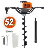 Perfurador de Solo Profissional Para Atividades Rurais VPS520 Vulcan Broca 80x10cm + Extensor 50cm