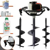 Perfurador de Solo Vant VPS-52 À Gasolina Motor 2T 52cc 2HP 6.500rpm Empunhadura Ergonômica + Brocas 80x20, 80x25 e 80x30 + ÓLEO STIHL 2T Perfurador de Solo Vant VPS-52 À Gasolina Motor 2T 52cc 2HP 6.500rpm Empunhadura Ergonômica + Brocas 80x20, 80x25 e 80x30 + ÓLEO STIHL 2T