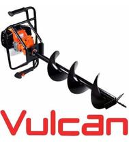 Perfurador De Solo Vps520 Vulcan Trent Profissional a Gasolina 2t 2,5hp 52cc c/ Broca 80x20cm