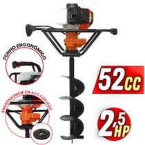 Perfurador De Solo Vulcan Trent Vps520 52cc 2,5hp Broca 80x20cm Maquina de Perfurar Terra