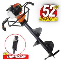 Perfurador de Solo Vulcan VPS520 2T Ideal nas Instalações de Mourões Com Broca 80x30cm + Amortecedor