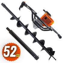 Perfurador de Solo Vulcan VPS520 Broca 80x10cm + Extensor de 40cm Ideal Para Colocações de Mourões