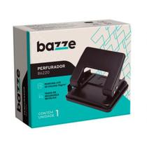 Perfurador fura 20 folhas 2 furos metal bazze b6220