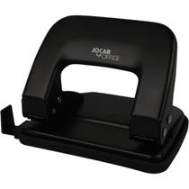Perfurador Papel Dois Furos com Maneador 20 Folhas Metal